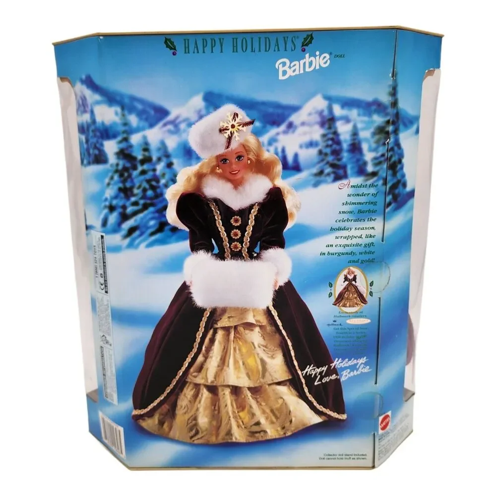 1996 Happy Holidays Barbie Doll #15646 Special Edition Mattel NIB NRFB Vintage